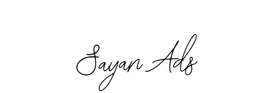 Similarly Bearetta-2O07w is the best handwritten signature design. Signature creator online .You can use it as an online autograph creator for name Sayan Ads. Sayan Ads signature style 12 images and pictures png