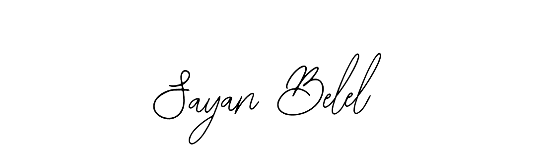 This is the best signature style for the Sayan Belel name. Also you like these signature font (Bearetta-2O07w). Mix name signature. Sayan Belel signature style 12 images and pictures png