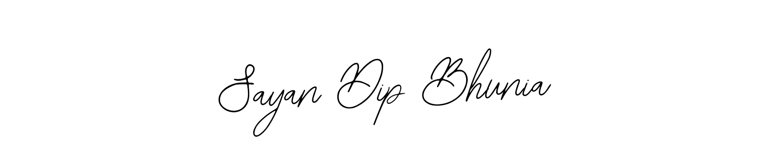 Use a signature maker to create a handwritten signature online. With this signature software, you can design (Bearetta-2O07w) your own signature for name Sayan Dip Bhunia. Sayan Dip Bhunia signature style 12 images and pictures png