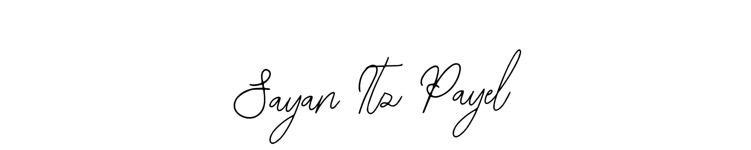 Also we have Sayan Itz Payel name is the best signature style. Create professional handwritten signature collection using Bearetta-2O07w autograph style. Sayan Itz Payel signature style 12 images and pictures png