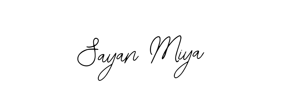 How to make Sayan Miya signature? Bearetta-2O07w is a professional autograph style. Create handwritten signature for Sayan Miya name. Sayan Miya signature style 12 images and pictures png