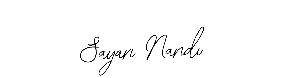 Also You can easily find your signature by using the search form. We will create Sayan Nandi name handwritten signature images for you free of cost using Bearetta-2O07w sign style. Sayan Nandi signature style 12 images and pictures png