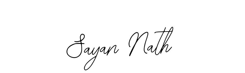 You should practise on your own different ways (Bearetta-2O07w) to write your name (Sayan Nath) in signature. don't let someone else do it for you. Sayan Nath signature style 12 images and pictures png