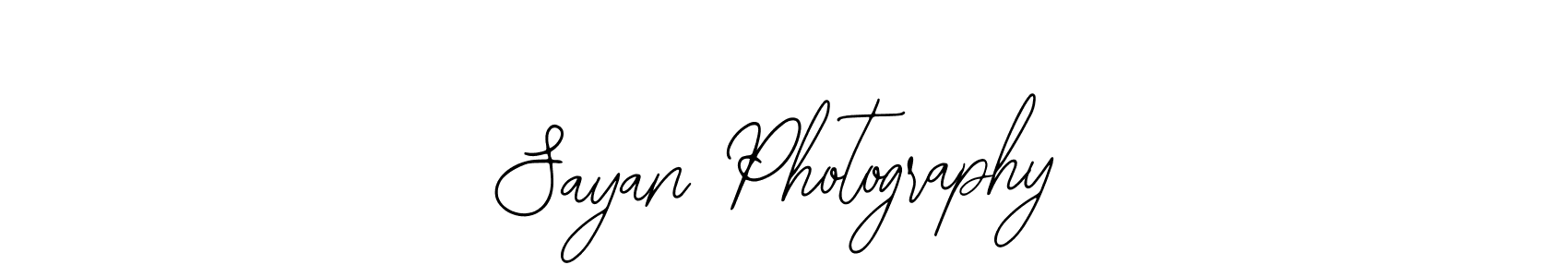 Sayan Photography stylish signature style. Best Handwritten Sign (Bearetta-2O07w) for my name. Handwritten Signature Collection Ideas for my name Sayan Photography. Sayan Photography signature style 12 images and pictures png
