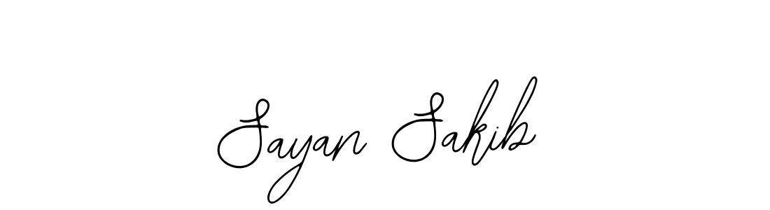 Create a beautiful signature design for name Sayan Sakib. With this signature (Bearetta-2O07w) fonts, you can make a handwritten signature for free. Sayan Sakib signature style 12 images and pictures png