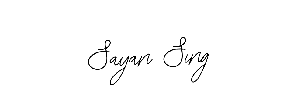 Make a short Sayan Sing signature style. Manage your documents anywhere anytime using Bearetta-2O07w. Create and add eSignatures, submit forms, share and send files easily. Sayan Sing signature style 12 images and pictures png