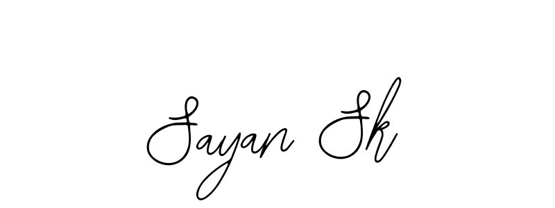 Make a beautiful signature design for name Sayan Sk. Use this online signature maker to create a handwritten signature for free. Sayan Sk signature style 12 images and pictures png
