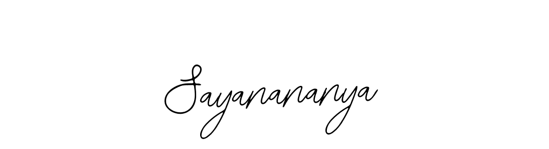 Also we have Sayanananya name is the best signature style. Create professional handwritten signature collection using Bearetta-2O07w autograph style. Sayanananya signature style 12 images and pictures png