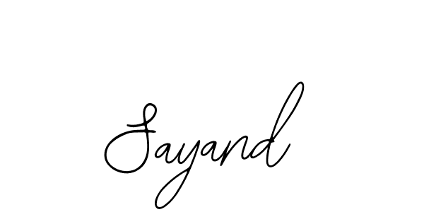 Also we have Sayand name is the best signature style. Create professional handwritten signature collection using Bearetta-2O07w autograph style. Sayand signature style 12 images and pictures png