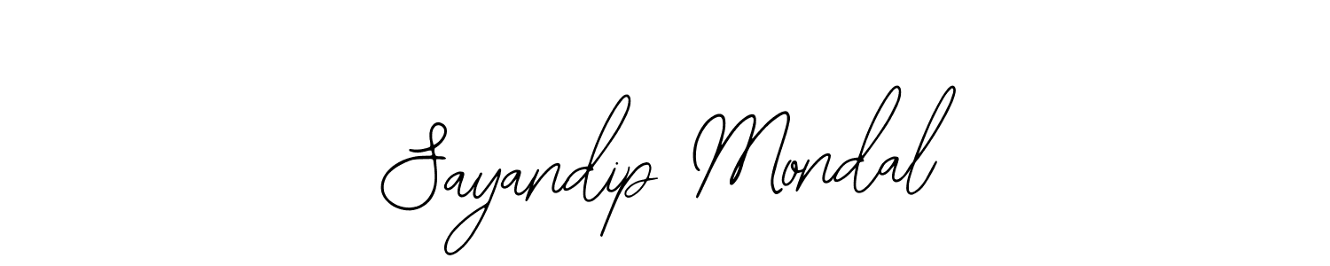 Bearetta-2O07w is a professional signature style that is perfect for those who want to add a touch of class to their signature. It is also a great choice for those who want to make their signature more unique. Get Sayandip Mondal name to fancy signature for free. Sayandip Mondal signature style 12 images and pictures png