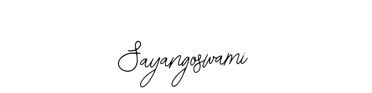 How to Draw Sayangoswami signature style? Bearetta-2O07w is a latest design signature styles for name Sayangoswami. Sayangoswami signature style 12 images and pictures png