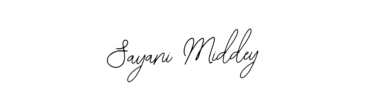 How to Draw Sayani Middey signature style? Bearetta-2O07w is a latest design signature styles for name Sayani Middey. Sayani Middey signature style 12 images and pictures png