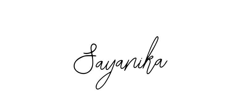 You should practise on your own different ways (Bearetta-2O07w) to write your name (Sayanika) in signature. don't let someone else do it for you. Sayanika signature style 12 images and pictures png