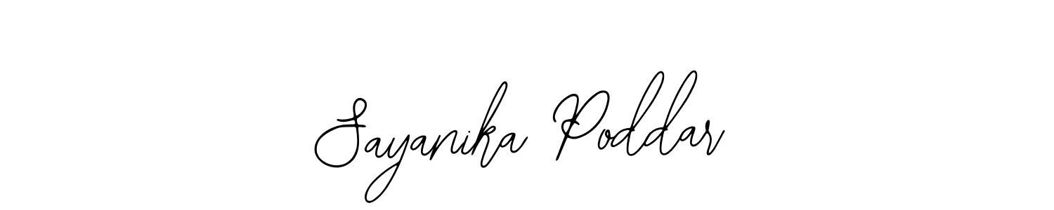Design your own signature with our free online signature maker. With this signature software, you can create a handwritten (Bearetta-2O07w) signature for name Sayanika Poddar. Sayanika Poddar signature style 12 images and pictures png