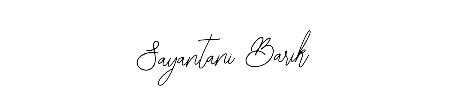 Design your own signature with our free online signature maker. With this signature software, you can create a handwritten (Bearetta-2O07w) signature for name Sayantani Barik. Sayantani Barik signature style 12 images and pictures png