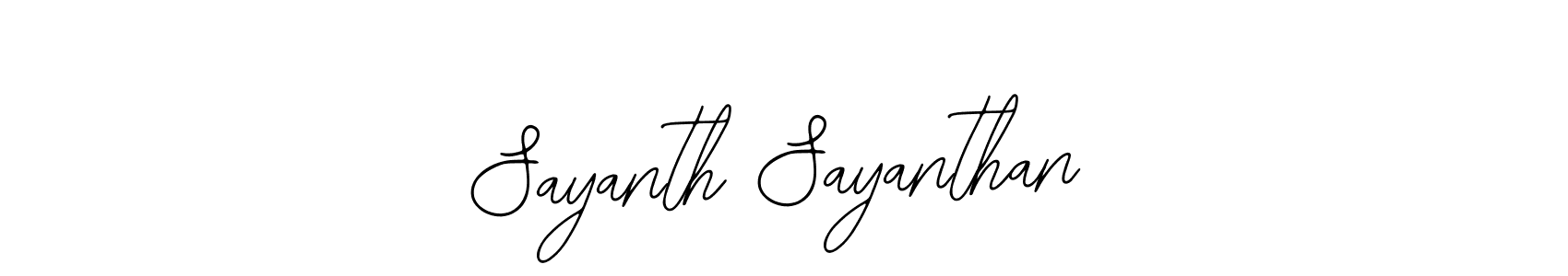 if you are searching for the best signature style for your name Sayanth Sayanthan. so please give up your signature search. here we have designed multiple signature styles  using Bearetta-2O07w. Sayanth Sayanthan signature style 12 images and pictures png