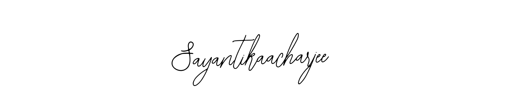 The best way (Bearetta-2O07w) to make a short signature is to pick only two or three words in your name. The name Sayantikaacharjee include a total of six letters. For converting this name. Sayantikaacharjee signature style 12 images and pictures png