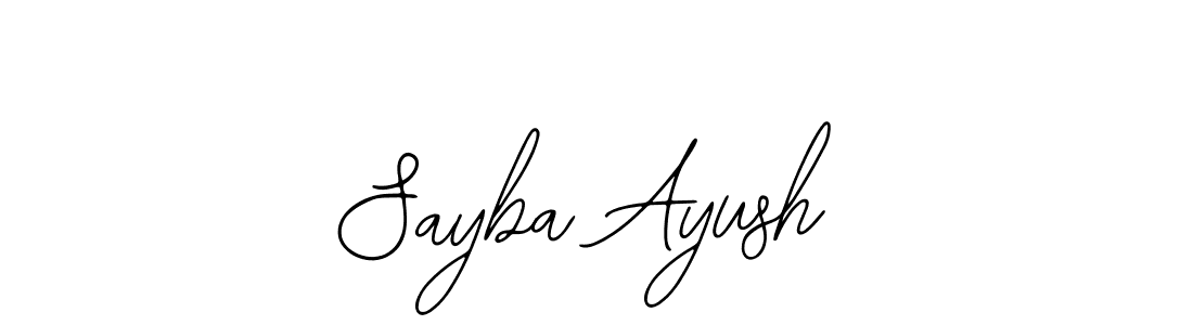 See photos of Sayba Ayush official signature by Spectra . Check more albums & portfolios. Read reviews & check more about Bearetta-2O07w font. Sayba Ayush signature style 12 images and pictures png