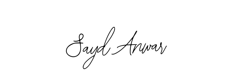 Also You can easily find your signature by using the search form. We will create Sayd Anwar name handwritten signature images for you free of cost using Bearetta-2O07w sign style. Sayd Anwar signature style 12 images and pictures png