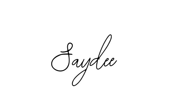 Make a beautiful signature design for name Saydee. With this signature (Bearetta-2O07w) style, you can create a handwritten signature for free. Saydee signature style 12 images and pictures png