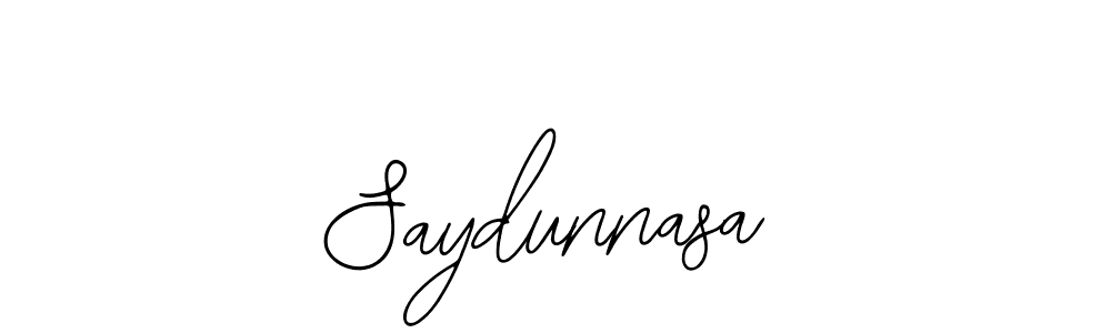 if you are searching for the best signature style for your name Saydunnasa. so please give up your signature search. here we have designed multiple signature styles  using Bearetta-2O07w. Saydunnasa signature style 12 images and pictures png