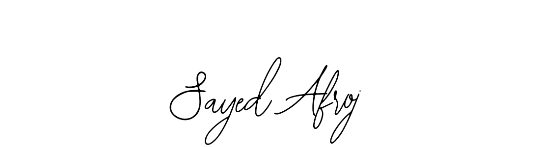 It looks lik you need a new signature style for name Sayed Afroj. Design unique handwritten (Bearetta-2O07w) signature with our free signature maker in just a few clicks. Sayed Afroj signature style 12 images and pictures png