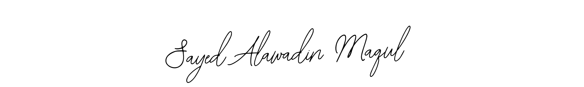 Also we have Sayed Alawadin Maqul name is the best signature style. Create professional handwritten signature collection using Bearetta-2O07w autograph style. Sayed Alawadin Maqul signature style 12 images and pictures png