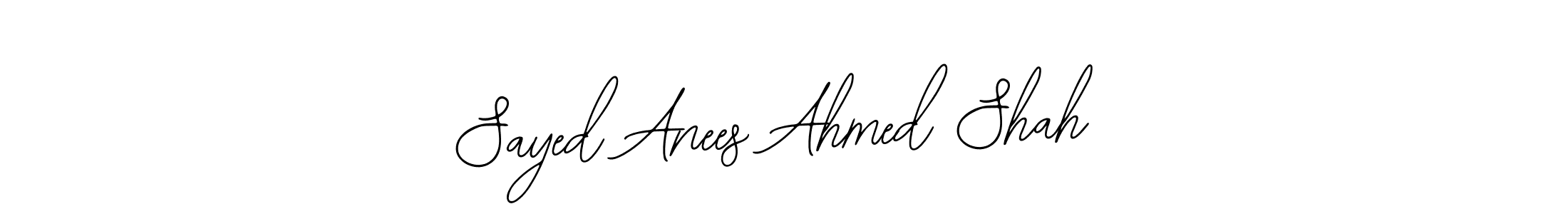 Also we have Sayed Anees Ahmed Shah name is the best signature style. Create professional handwritten signature collection using Bearetta-2O07w autograph style. Sayed Anees Ahmed Shah signature style 12 images and pictures png