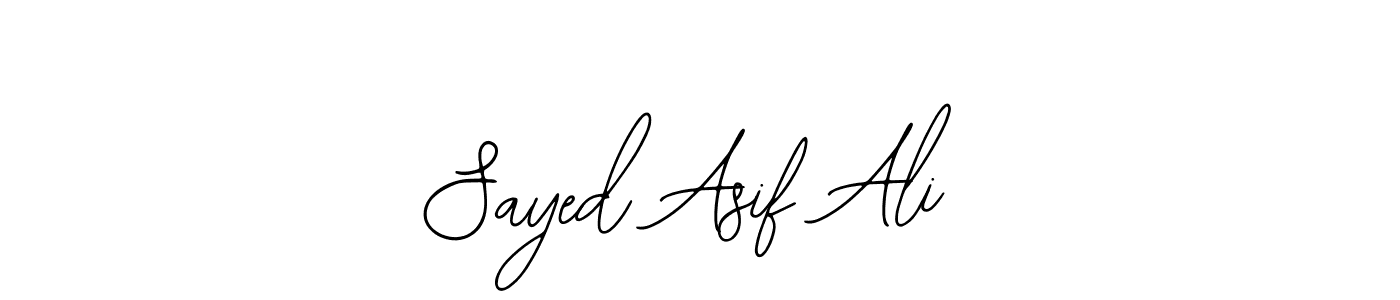 It looks lik you need a new signature style for name Sayed Asif Ali. Design unique handwritten (Bearetta-2O07w) signature with our free signature maker in just a few clicks. Sayed Asif Ali signature style 12 images and pictures png