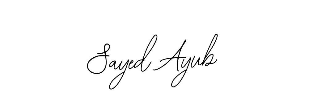 Sayed Ayub stylish signature style. Best Handwritten Sign (Bearetta-2O07w) for my name. Handwritten Signature Collection Ideas for my name Sayed Ayub. Sayed Ayub signature style 12 images and pictures png