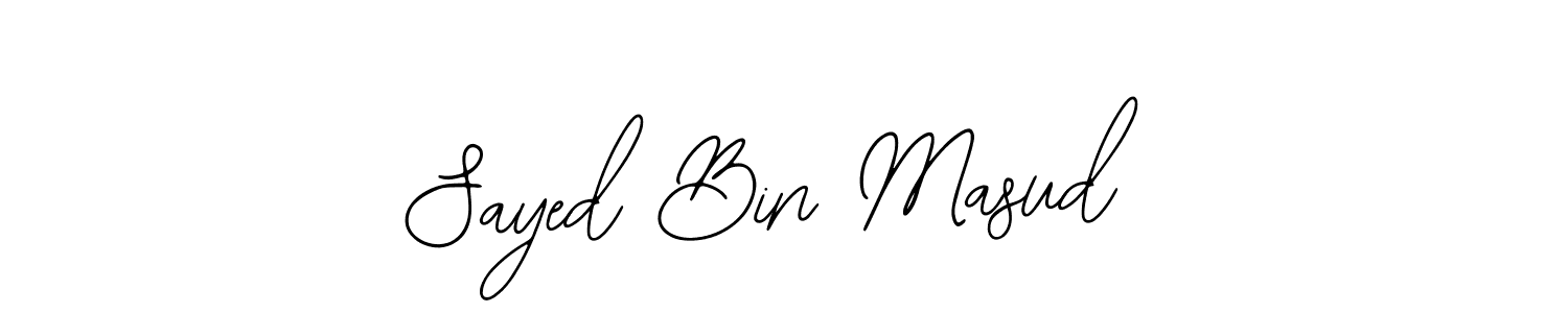 Once you've used our free online signature maker to create your best signature Bearetta-2O07w style, it's time to enjoy all of the benefits that Sayed Bin Masud name signing documents. Sayed Bin Masud signature style 12 images and pictures png
