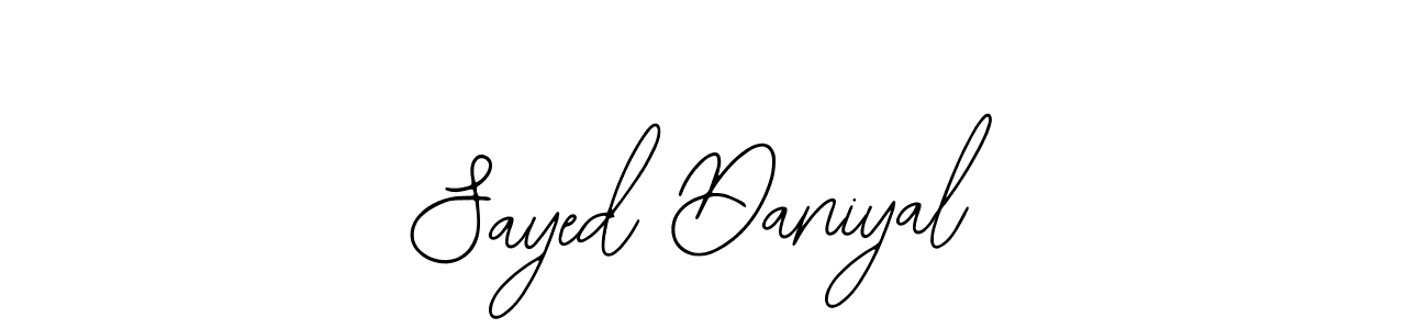 Create a beautiful signature design for name Sayed Daniyal. With this signature (Bearetta-2O07w) fonts, you can make a handwritten signature for free. Sayed Daniyal signature style 12 images and pictures png