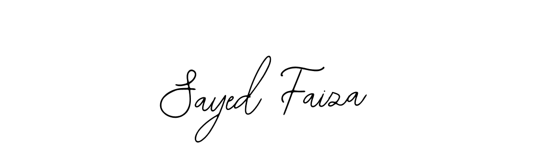 Make a beautiful signature design for name Sayed Faiza. With this signature (Bearetta-2O07w) style, you can create a handwritten signature for free. Sayed Faiza signature style 12 images and pictures png