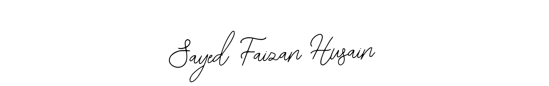 Sayed Faizan Husain stylish signature style. Best Handwritten Sign (Bearetta-2O07w) for my name. Handwritten Signature Collection Ideas for my name Sayed Faizan Husain. Sayed Faizan Husain signature style 12 images and pictures png