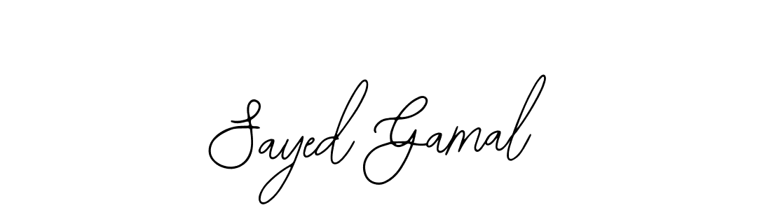 This is the best signature style for the Sayed Gamal name. Also you like these signature font (Bearetta-2O07w). Mix name signature. Sayed Gamal signature style 12 images and pictures png