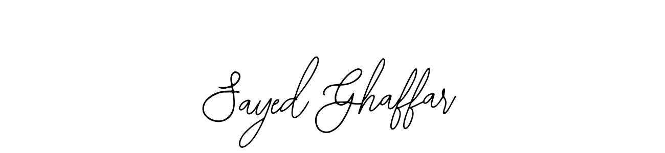 if you are searching for the best signature style for your name Sayed Ghaffar. so please give up your signature search. here we have designed multiple signature styles  using Bearetta-2O07w. Sayed Ghaffar signature style 12 images and pictures png