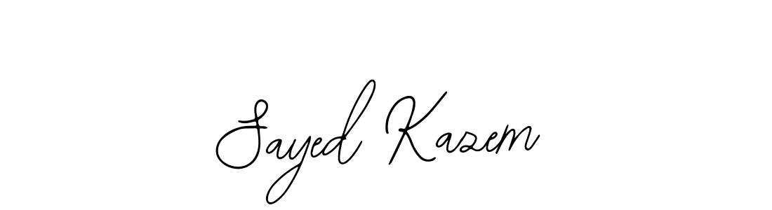 Similarly Bearetta-2O07w is the best handwritten signature design. Signature creator online .You can use it as an online autograph creator for name Sayed Kazem. Sayed Kazem signature style 12 images and pictures png