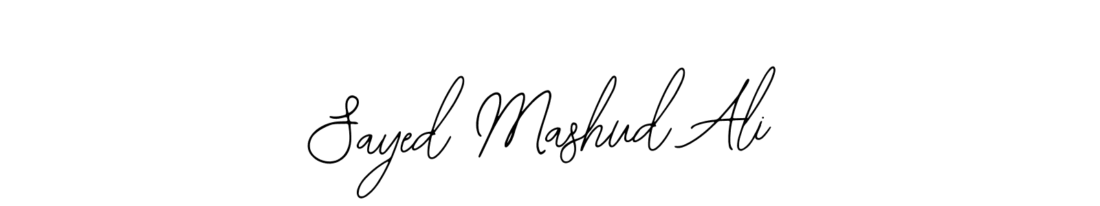 It looks lik you need a new signature style for name Sayed Mashud Ali. Design unique handwritten (Bearetta-2O07w) signature with our free signature maker in just a few clicks. Sayed Mashud Ali signature style 12 images and pictures png