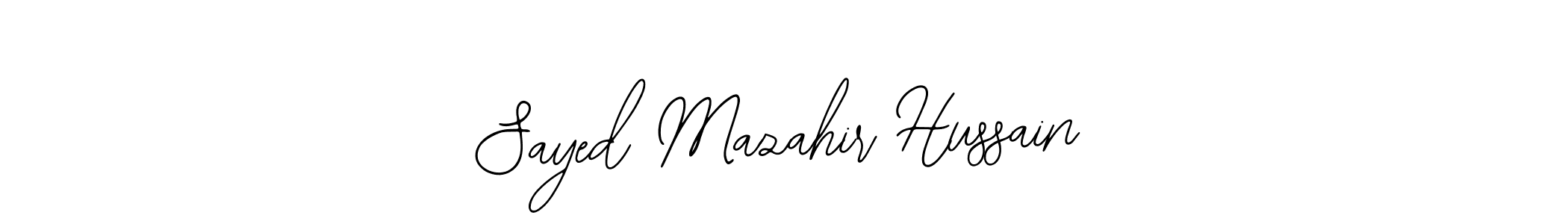 Once you've used our free online signature maker to create your best signature Bearetta-2O07w style, it's time to enjoy all of the benefits that Sayed Mazahir Hussain name signing documents. Sayed Mazahir Hussain signature style 12 images and pictures png