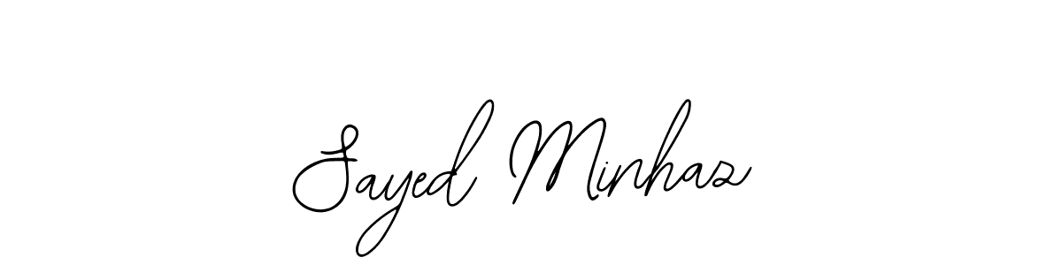 Create a beautiful signature design for name Sayed Minhaz. With this signature (Bearetta-2O07w) fonts, you can make a handwritten signature for free. Sayed Minhaz signature style 12 images and pictures png