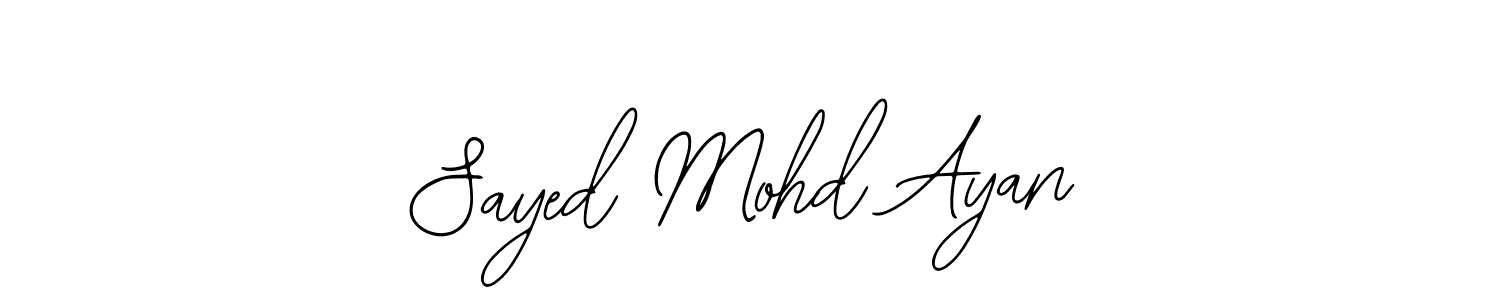 Best and Professional Signature Style for Sayed Mohd Ayan. Bearetta-2O07w Best Signature Style Collection. Sayed Mohd Ayan signature style 12 images and pictures png
