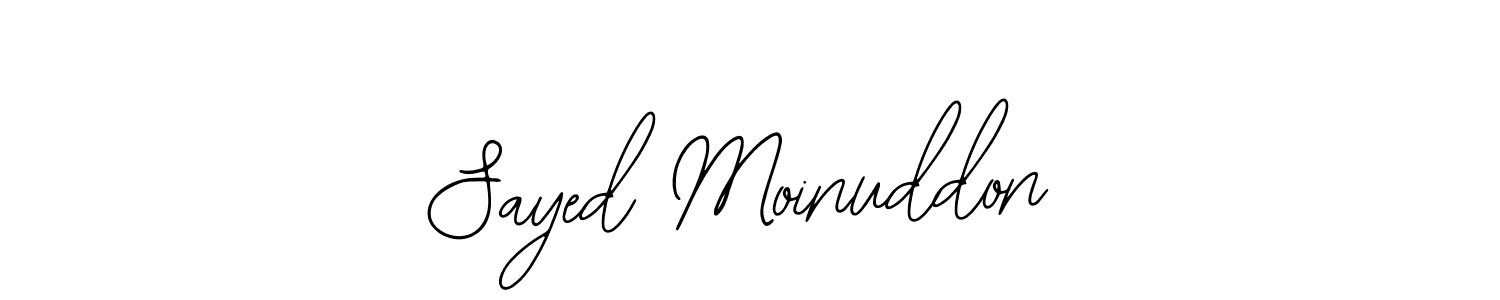 How to make Sayed Moinuddon signature? Bearetta-2O07w is a professional autograph style. Create handwritten signature for Sayed Moinuddon name. Sayed Moinuddon signature style 12 images and pictures png