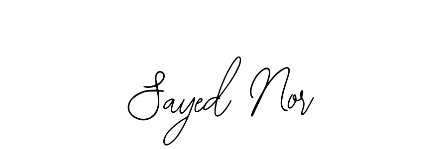 This is the best signature style for the Sayed Nor name. Also you like these signature font (Bearetta-2O07w). Mix name signature. Sayed Nor signature style 12 images and pictures png