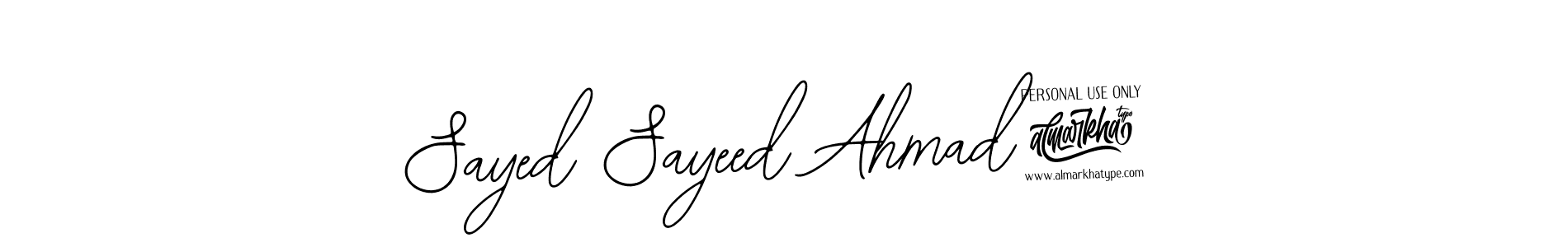 Use a signature maker to create a handwritten signature online. With this signature software, you can design (Bearetta-2O07w) your own signature for name Sayed Sayeed Ahmad4. Sayed Sayeed Ahmad4 signature style 12 images and pictures png