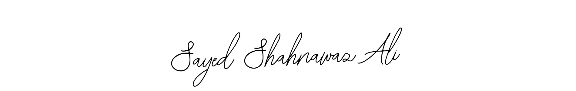 This is the best signature style for the Sayed Shahnawaz Ali name. Also you like these signature font (Bearetta-2O07w). Mix name signature. Sayed Shahnawaz Ali signature style 12 images and pictures png