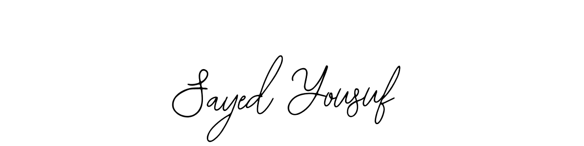 Once you've used our free online signature maker to create your best signature Bearetta-2O07w style, it's time to enjoy all of the benefits that Sayed Yousuf name signing documents. Sayed Yousuf signature style 12 images and pictures png