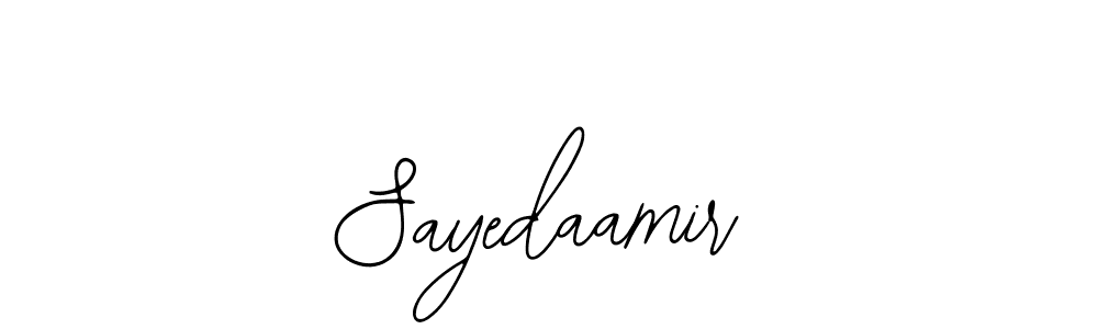 Create a beautiful signature design for name Sayedaamir. With this signature (Bearetta-2O07w) fonts, you can make a handwritten signature for free. Sayedaamir signature style 12 images and pictures png