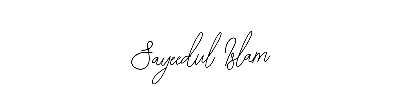 Sayeedul Islam stylish signature style. Best Handwritten Sign (Bearetta-2O07w) for my name. Handwritten Signature Collection Ideas for my name Sayeedul Islam. Sayeedul Islam signature style 12 images and pictures png