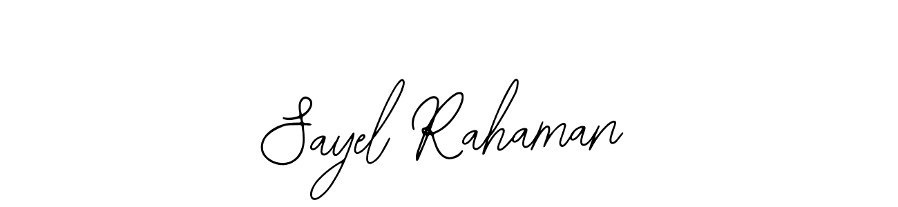 Create a beautiful signature design for name Sayel Rahaman. With this signature (Bearetta-2O07w) fonts, you can make a handwritten signature for free. Sayel Rahaman signature style 12 images and pictures png