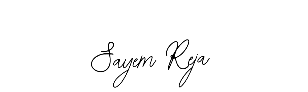 See photos of Sayem Reja official signature by Spectra . Check more albums & portfolios. Read reviews & check more about Bearetta-2O07w font. Sayem Reja signature style 12 images and pictures png